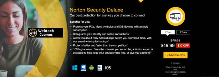 Norton $30 off Coupon Code