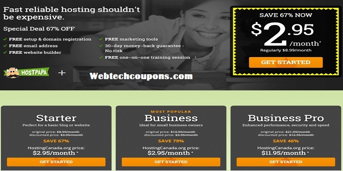 Hostpapa.ca Promo Code