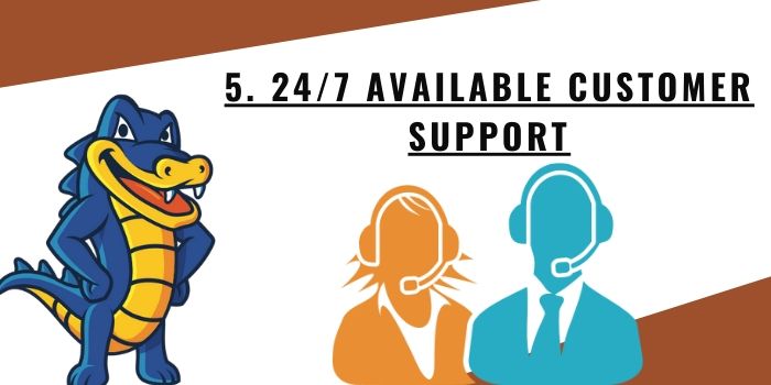 5. 247 Available Customer Support