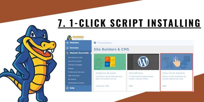 7. 1-click Script Installing