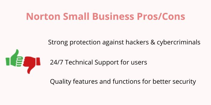 Pros & cons of Norton small business