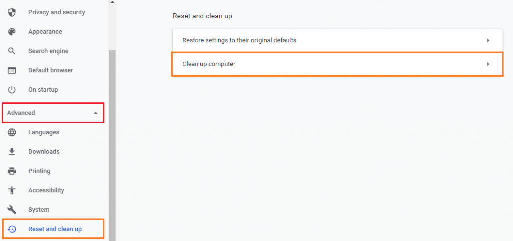 Err connection closed error in google chrome