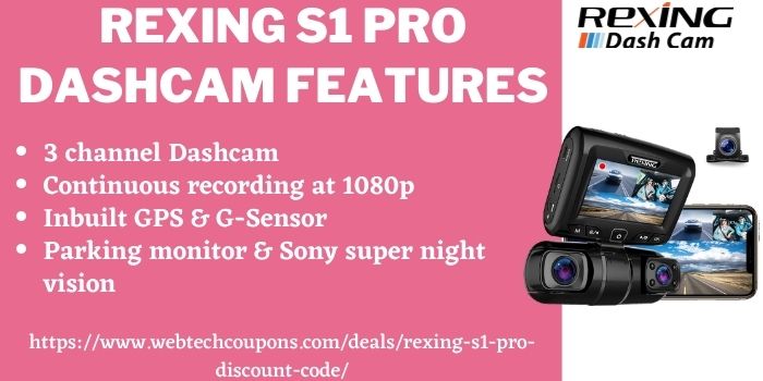 Rexing s1 Pro Discount Offers