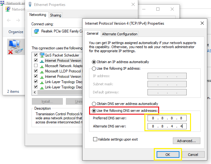 how to fix err_connection_closed error in google chrome