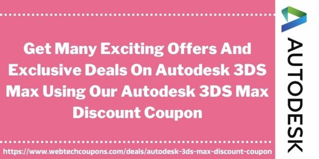 Autodesk 3DS Max Discount Voucher
