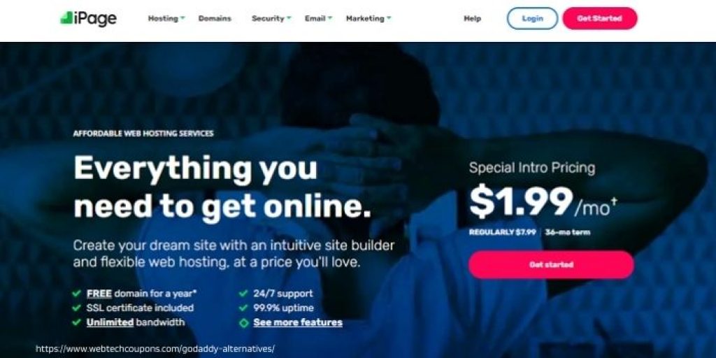 ipage web hosting Godaddy alternatives