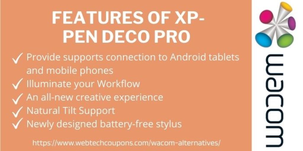 Features of XP-Pen deco pro