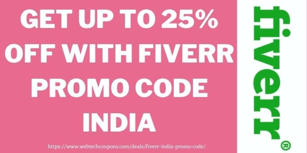 Get upto 25% off with Fiverr promo code India