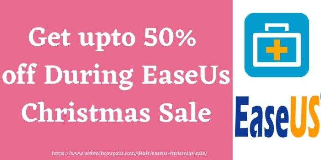 50% off EaseUS Christmas Offer