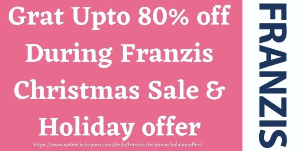 Get up to 80% off in Franzis Christmas deal