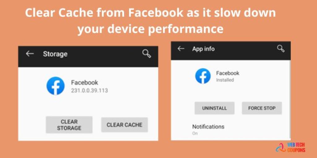 Clear Cache To Fix Facebook Videos Not Playing