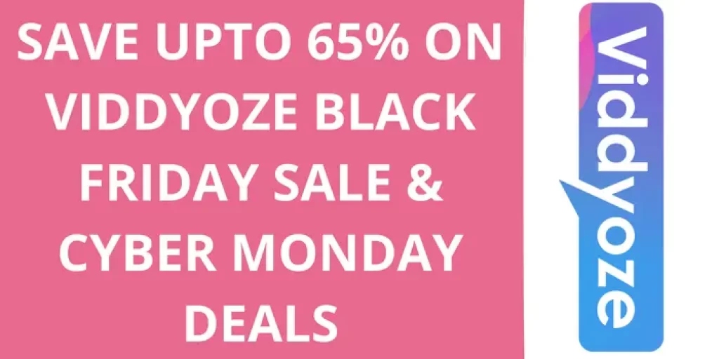 65% Viddyoze Black Friday Discount