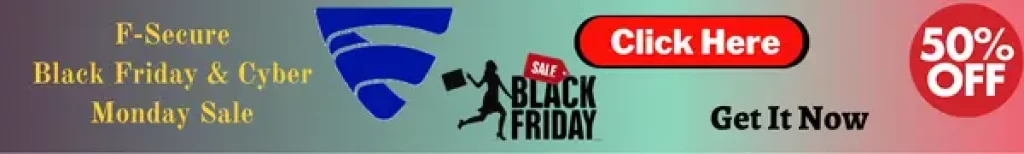 F-Secure Black Friday and Cyber Monday Sale