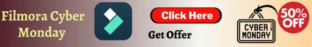 Filmora Cyber Monday