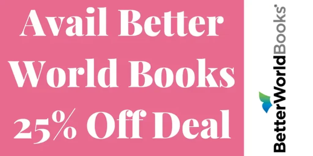 Avail Better World Books 25% Off Deal