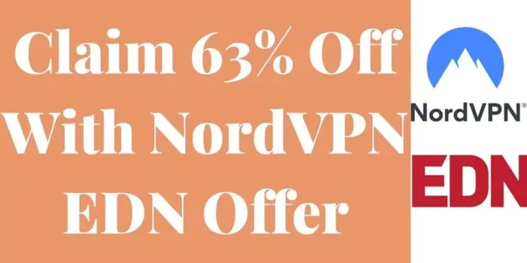 Claim 63% off with NordVPN EDN offer