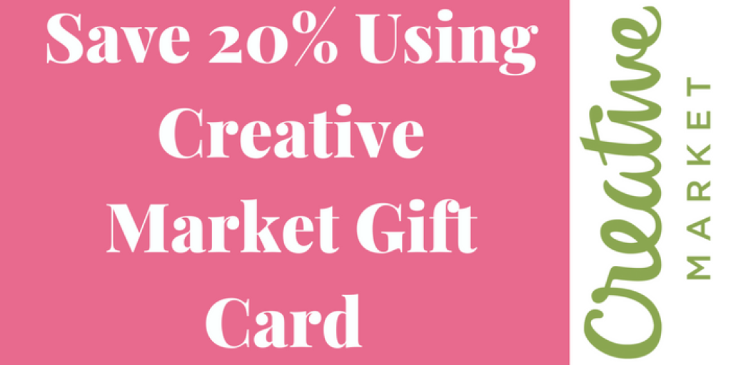 Save 20% Using Creative Market Gift Card