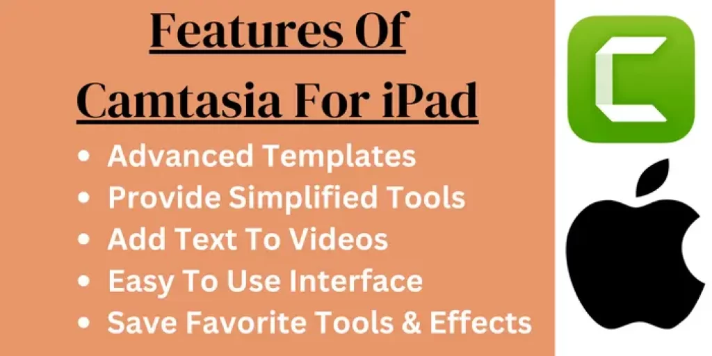 Features Of Camtasia For iPad