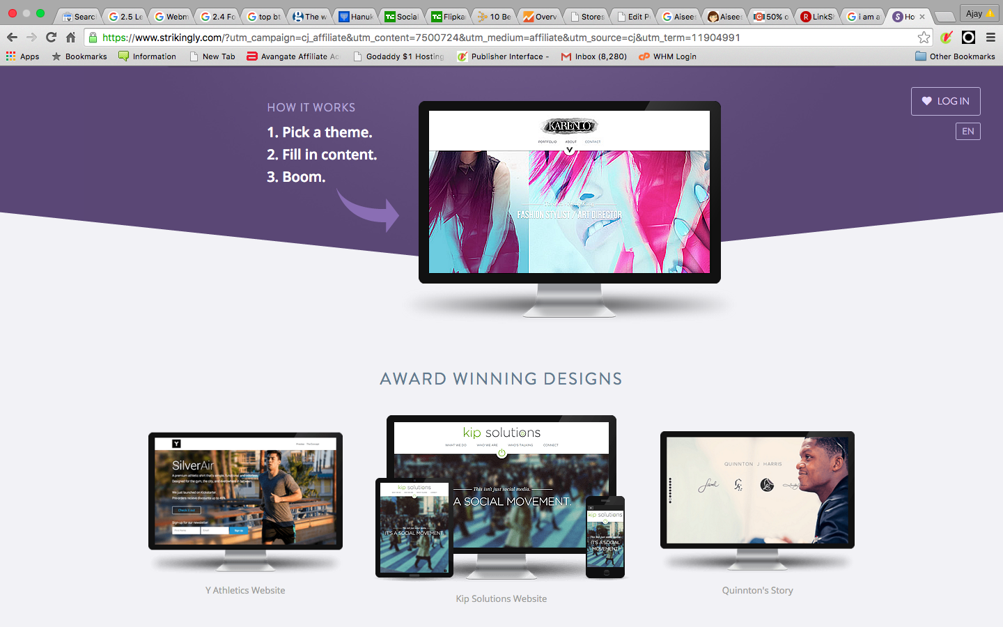 Strikingly designs