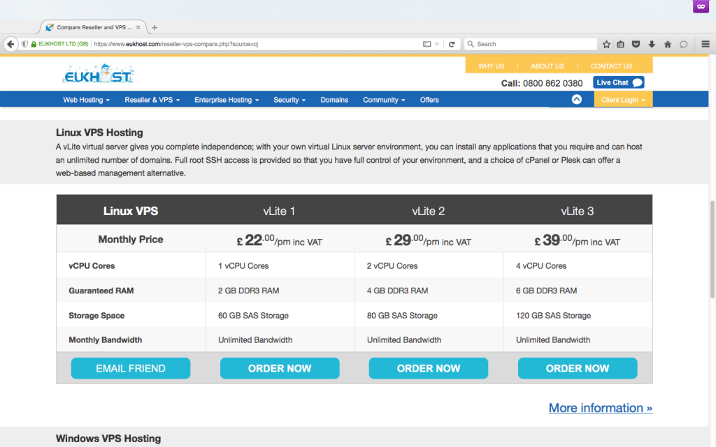 EUKhost coupons VPS