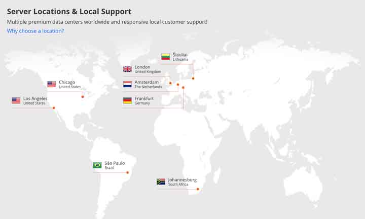 Host1Plus Server Locations