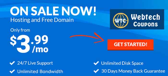 Hosting24 shared web hosting package starting $3.99