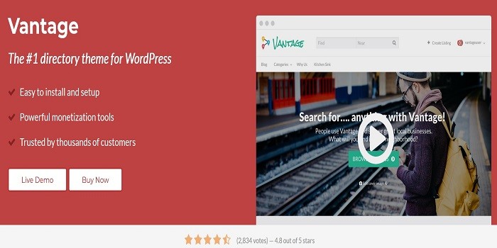 Appthemes vantage premium wordpress theme