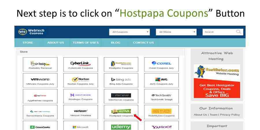 Find hostpapa