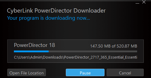  free verison file size of powerdirector