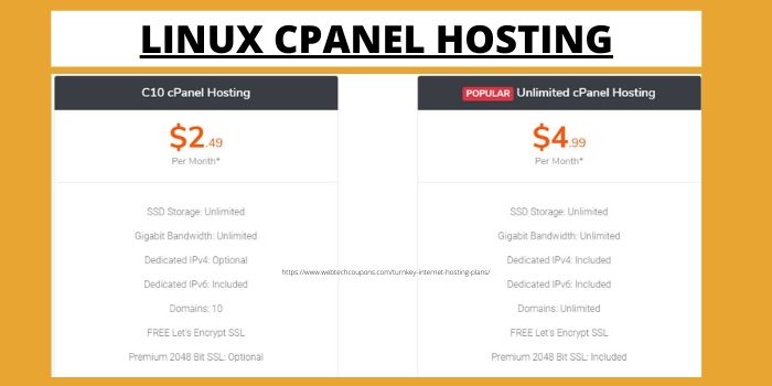 TUrnkey Internet Linux Cpanel Hosting