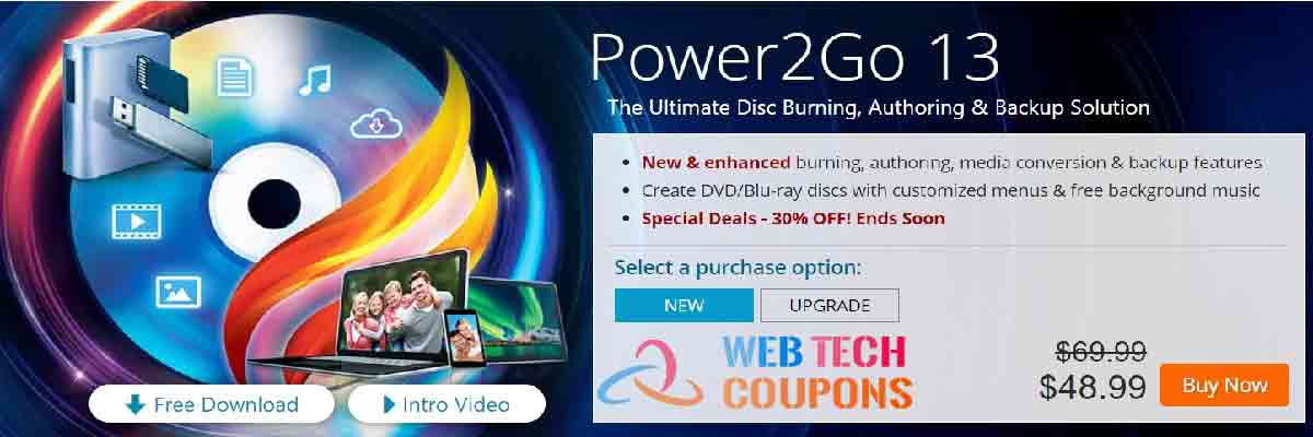Power2Go 13 coupon code