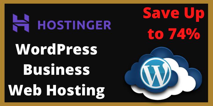 WordPress Business Web hosting