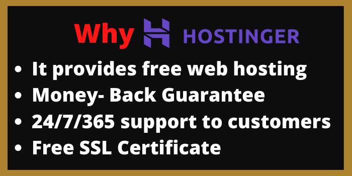 why choose hostinger
