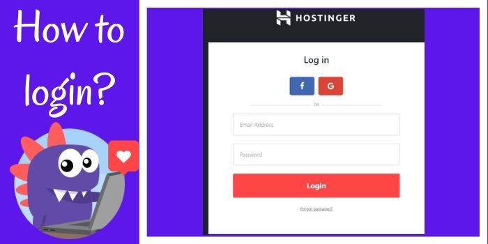 how to log in Hostinger Cpanel