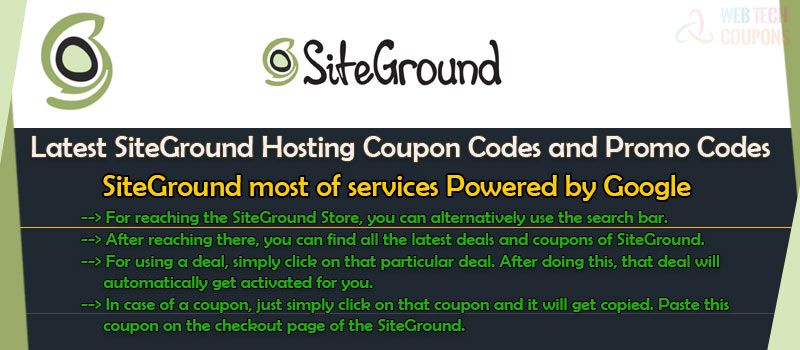siteground how to get coupons