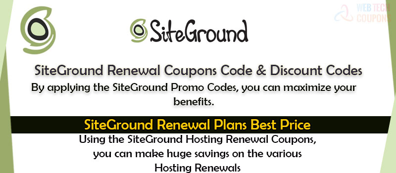 siteground renewal coupons