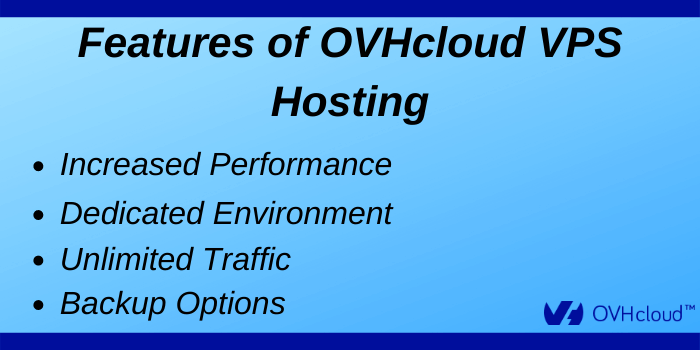 OVHcloud Promo Code - Features of OVHcloud VPS Hosting