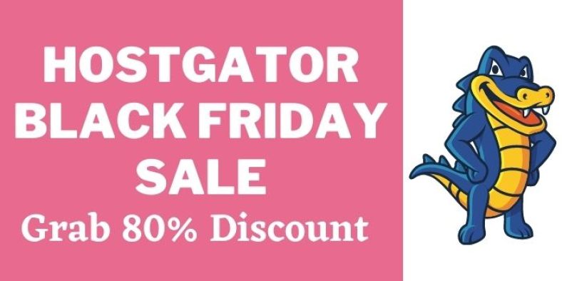 80% Off HostGator Black Friday Sale & Deal 2025