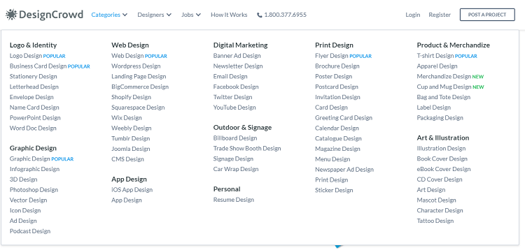 DesignCrowd Print Designs