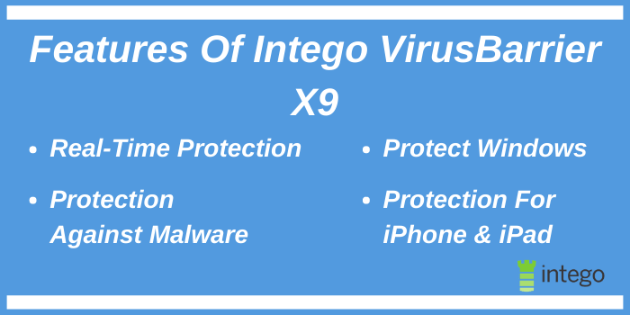 Mac Internet Security X9 Promo Code - Features of Intego VirusBarrier X9