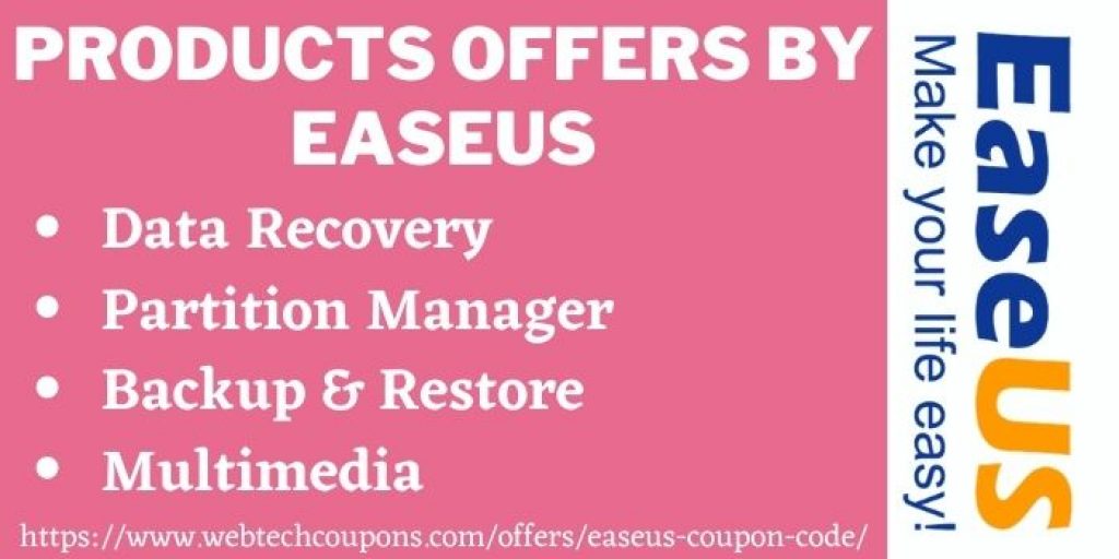 Products offers by EaseUs