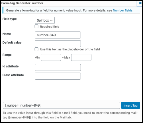 how to add number tag in contact from 7