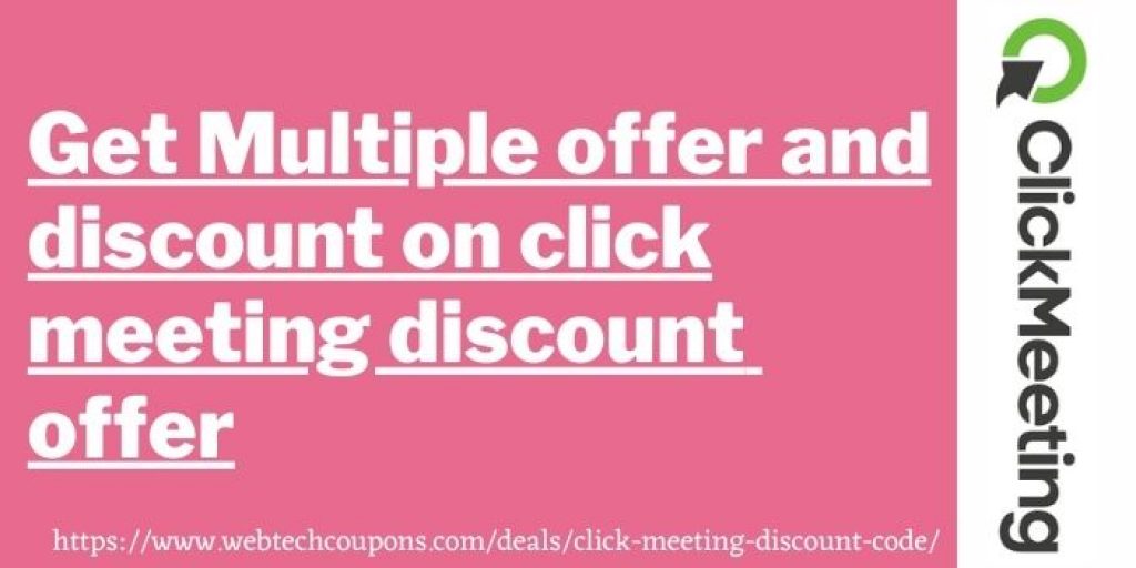 ClickMeeting Discount offer