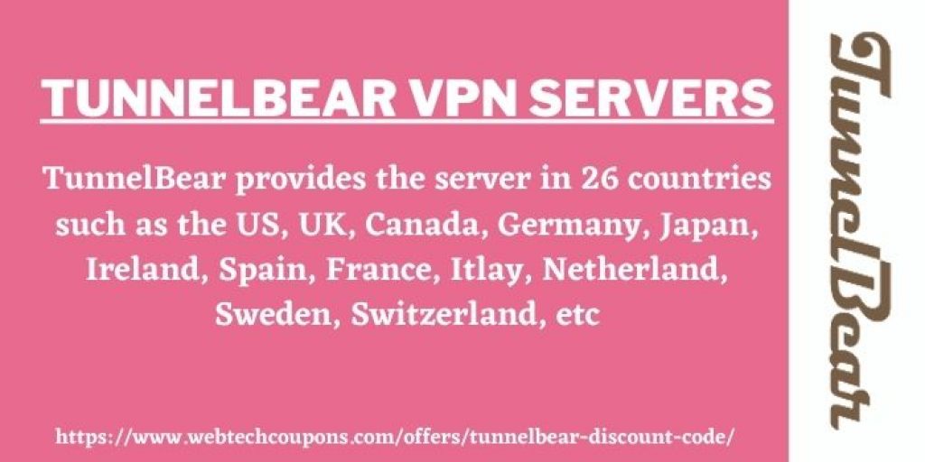 TunnelBear VPN servers