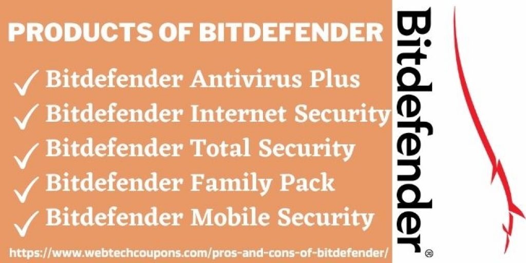 Products offer by bitdefender