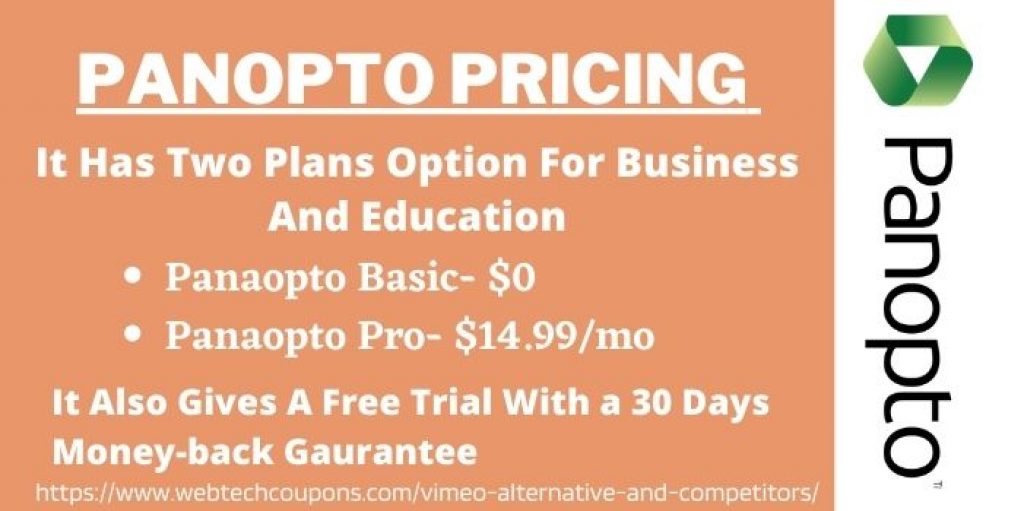 Panopto vimeo alternative
