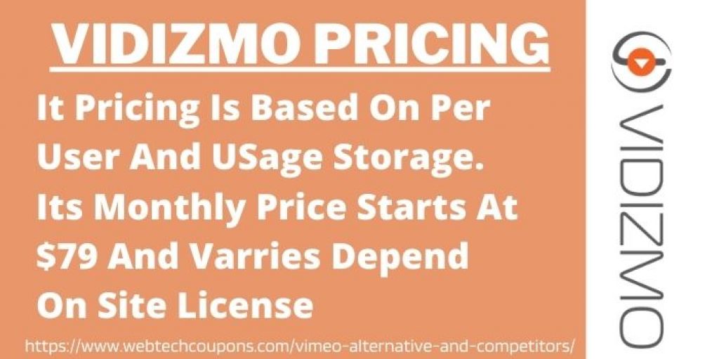 VIDIZMO vimeo alternative and competitors