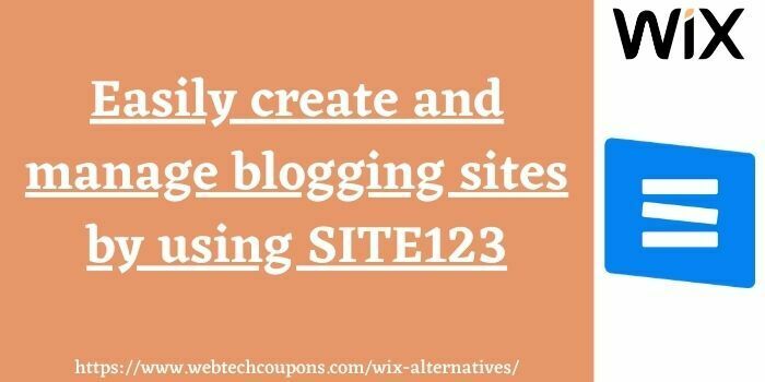 wix competitor site123