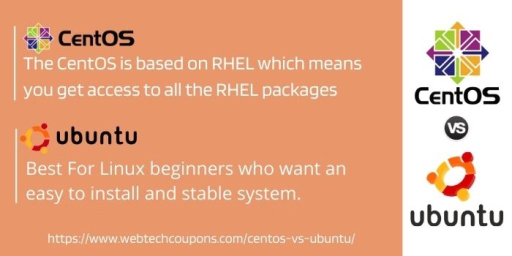 features centos vs ubuntu