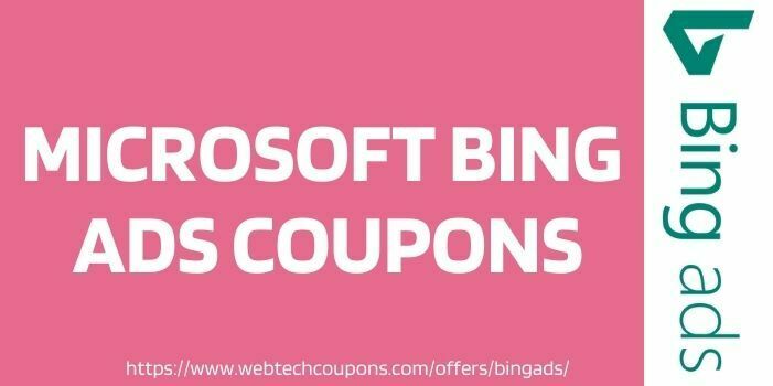 Microsoft Bing Ads Coupons www.couponswebdeal.com